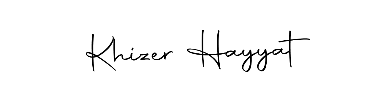 It looks lik you need a new signature style for name Khizer Hayyat. Design unique handwritten (Autography-DOLnW) signature with our free signature maker in just a few clicks. Khizer Hayyat signature style 10 images and pictures png