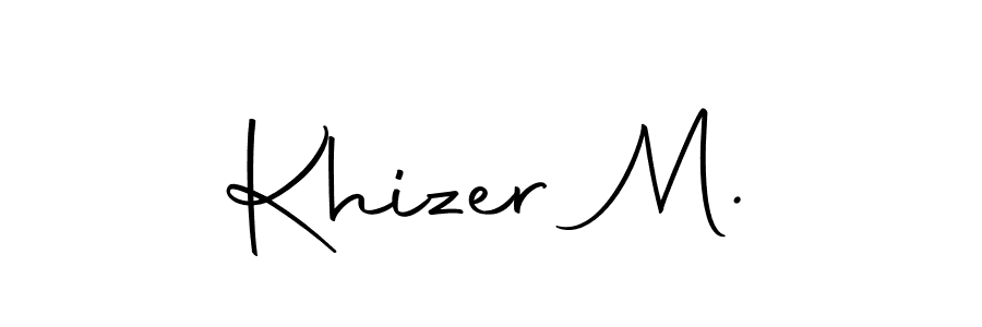 You can use this online signature creator to create a handwritten signature for the name Khizer M.. This is the best online autograph maker. Khizer M. signature style 10 images and pictures png