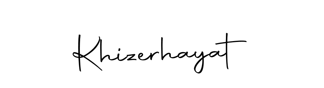 Make a beautiful signature design for name Khizerhayat. Use this online signature maker to create a handwritten signature for free. Khizerhayat signature style 10 images and pictures png