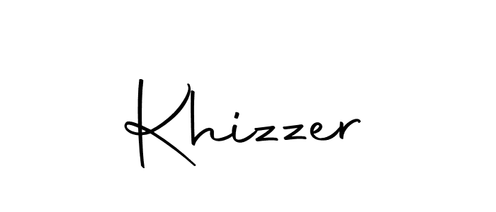 Khizzer stylish signature style. Best Handwritten Sign (Autography-DOLnW) for my name. Handwritten Signature Collection Ideas for my name Khizzer. Khizzer signature style 10 images and pictures png