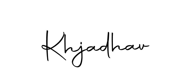 How to make Khjadhav name signature. Use Autography-DOLnW style for creating short signs online. This is the latest handwritten sign. Khjadhav signature style 10 images and pictures png