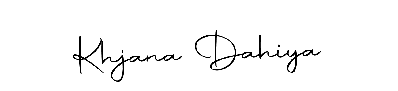 Khjana Dahiya stylish signature style. Best Handwritten Sign (Autography-DOLnW) for my name. Handwritten Signature Collection Ideas for my name Khjana Dahiya. Khjana Dahiya signature style 10 images and pictures png