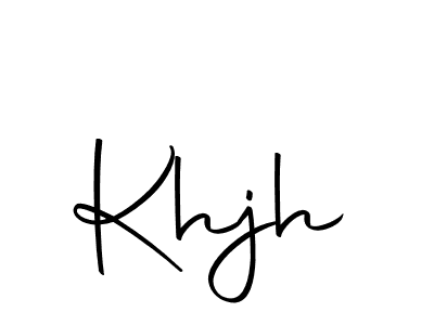 Use a signature maker to create a handwritten signature online. With this signature software, you can design (Autography-DOLnW) your own signature for name Khjh. Khjh signature style 10 images and pictures png