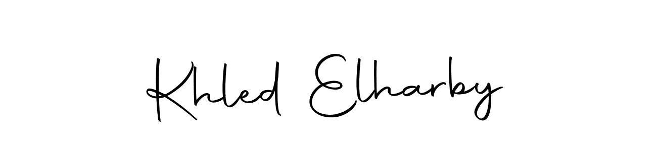 Make a beautiful signature design for name Khled Elharby. Use this online signature maker to create a handwritten signature for free. Khled Elharby signature style 10 images and pictures png