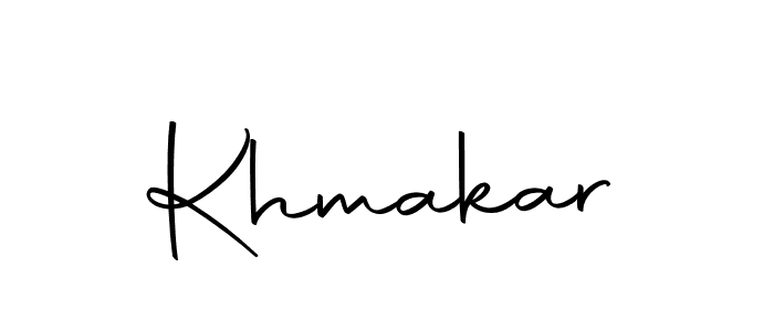 Khmakar stylish signature style. Best Handwritten Sign (Autography-DOLnW) for my name. Handwritten Signature Collection Ideas for my name Khmakar. Khmakar signature style 10 images and pictures png