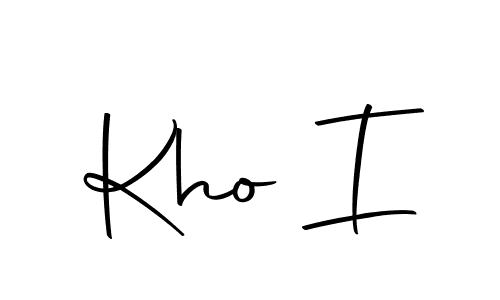 How to make Kho I name signature. Use Autography-DOLnW style for creating short signs online. This is the latest handwritten sign. Kho I signature style 10 images and pictures png