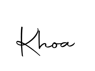 How to make Khoa signature? Autography-DOLnW is a professional autograph style. Create handwritten signature for Khoa name. Khoa signature style 10 images and pictures png