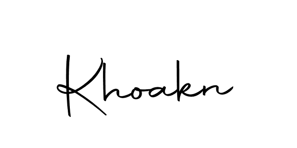 It looks lik you need a new signature style for name Khoakn. Design unique handwritten (Autography-DOLnW) signature with our free signature maker in just a few clicks. Khoakn signature style 10 images and pictures png