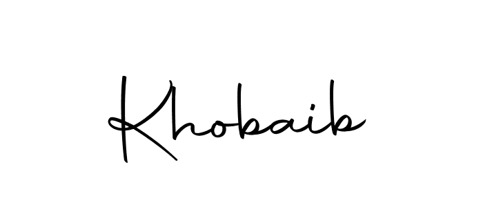 Khobaib stylish signature style. Best Handwritten Sign (Autography-DOLnW) for my name. Handwritten Signature Collection Ideas for my name Khobaib. Khobaib signature style 10 images and pictures png