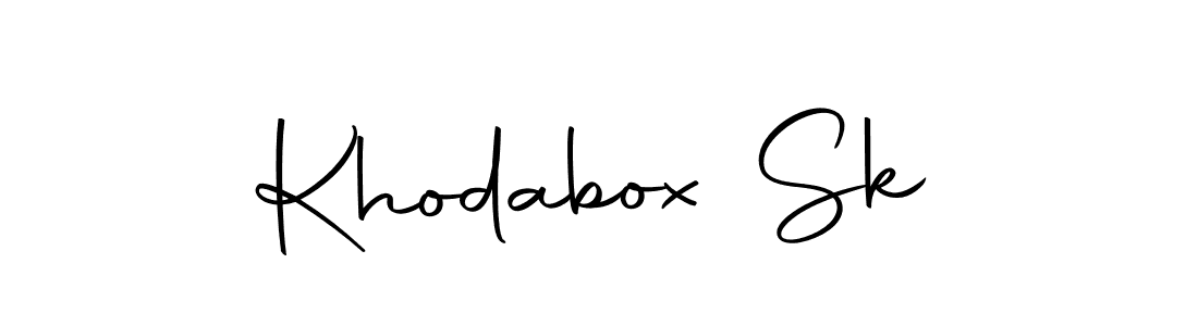 Khodabox Sk stylish signature style. Best Handwritten Sign (Autography-DOLnW) for my name. Handwritten Signature Collection Ideas for my name Khodabox Sk. Khodabox Sk signature style 10 images and pictures png