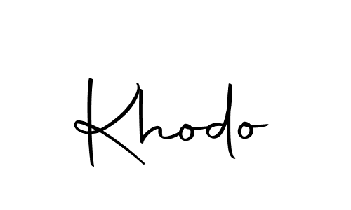 Use a signature maker to create a handwritten signature online. With this signature software, you can design (Autography-DOLnW) your own signature for name Khodo. Khodo signature style 10 images and pictures png