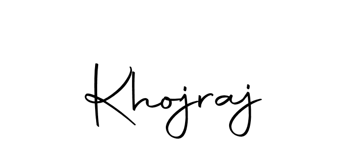 Make a beautiful signature design for name Khojraj. Use this online signature maker to create a handwritten signature for free. Khojraj signature style 10 images and pictures png