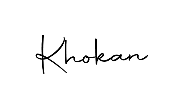 Khokan stylish signature style. Best Handwritten Sign (Autography-DOLnW) for my name. Handwritten Signature Collection Ideas for my name Khokan. Khokan signature style 10 images and pictures png