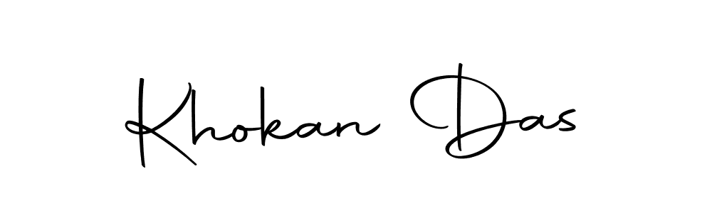 Also we have Khokan Das name is the best signature style. Create professional handwritten signature collection using Autography-DOLnW autograph style. Khokan Das signature style 10 images and pictures png