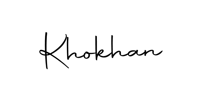 if you are searching for the best signature style for your name Khokhan. so please give up your signature search. here we have designed multiple signature styles  using Autography-DOLnW. Khokhan signature style 10 images and pictures png