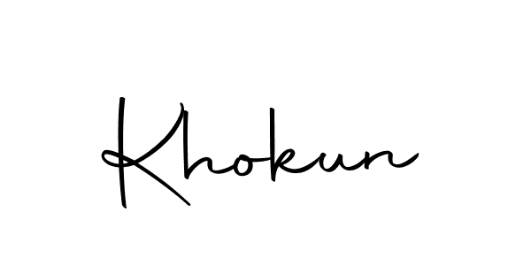 if you are searching for the best signature style for your name Khokun. so please give up your signature search. here we have designed multiple signature styles  using Autography-DOLnW. Khokun signature style 10 images and pictures png