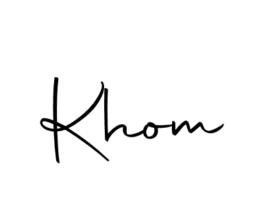 if you are searching for the best signature style for your name Khom. so please give up your signature search. here we have designed multiple signature styles  using Autography-DOLnW. Khom signature style 10 images and pictures png