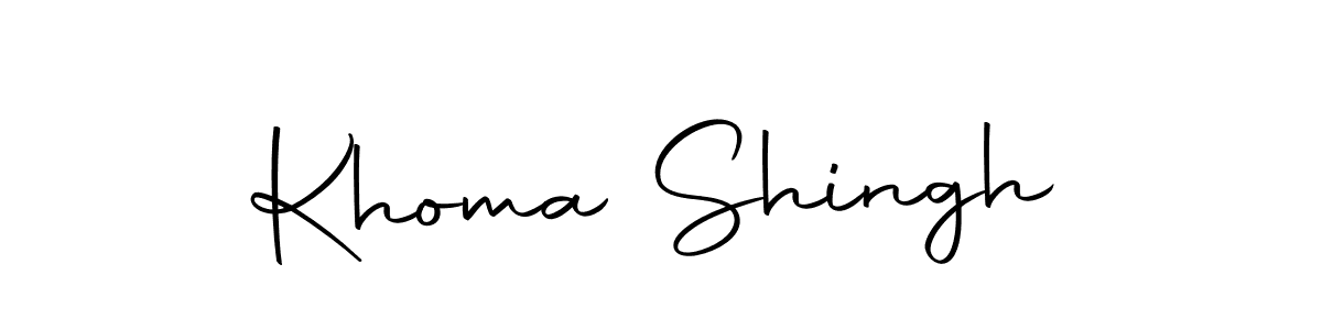 How to make Khoma Shingh signature? Autography-DOLnW is a professional autograph style. Create handwritten signature for Khoma Shingh name. Khoma Shingh signature style 10 images and pictures png