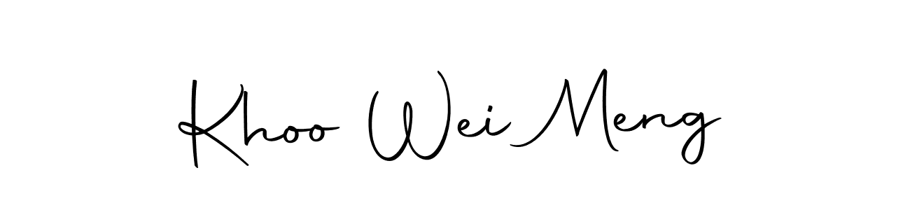 How to make Khoo Wei Meng signature? Autography-DOLnW is a professional autograph style. Create handwritten signature for Khoo Wei Meng name. Khoo Wei Meng signature style 10 images and pictures png