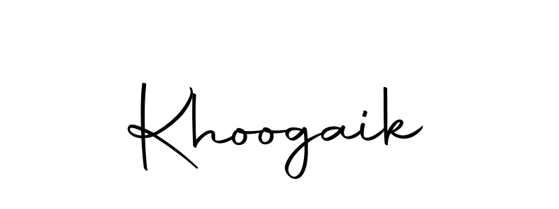 The best way (Autography-DOLnW) to make a short signature is to pick only two or three words in your name. The name Khoogaik include a total of six letters. For converting this name. Khoogaik signature style 10 images and pictures png