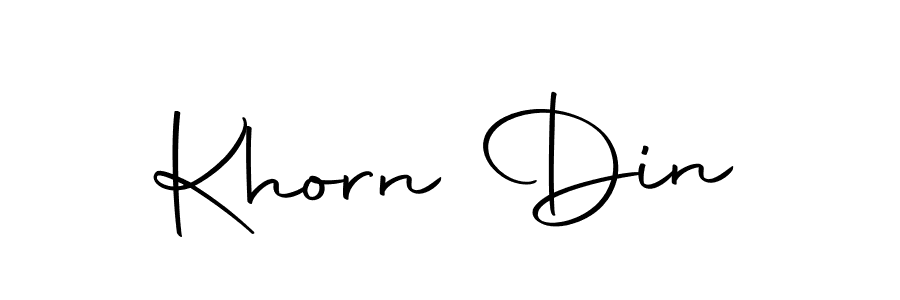 How to Draw Khorn Din signature style? Autography-DOLnW is a latest design signature styles for name Khorn Din. Khorn Din signature style 10 images and pictures png
