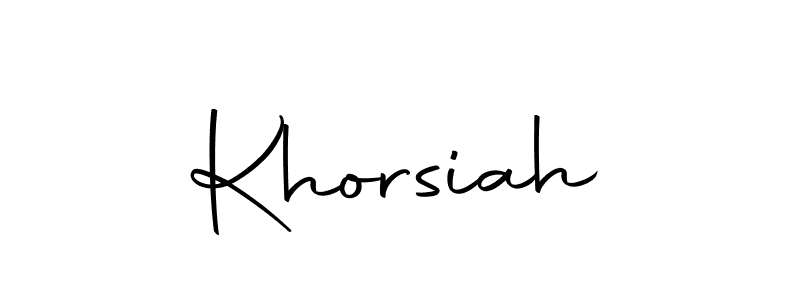 Similarly Autography-DOLnW is the best handwritten signature design. Signature creator online .You can use it as an online autograph creator for name Khorsiah. Khorsiah signature style 10 images and pictures png