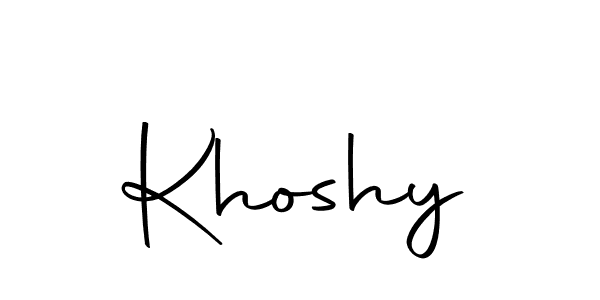 Also we have Khoshy name is the best signature style. Create professional handwritten signature collection using Autography-DOLnW autograph style. Khoshy signature style 10 images and pictures png