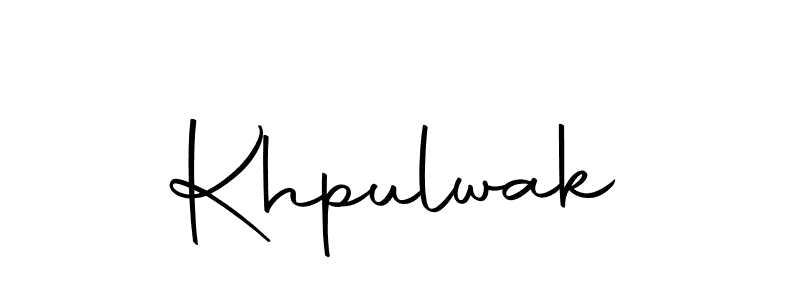 Here are the top 10 professional signature styles for the name Khpulwak. These are the best autograph styles you can use for your name. Khpulwak signature style 10 images and pictures png