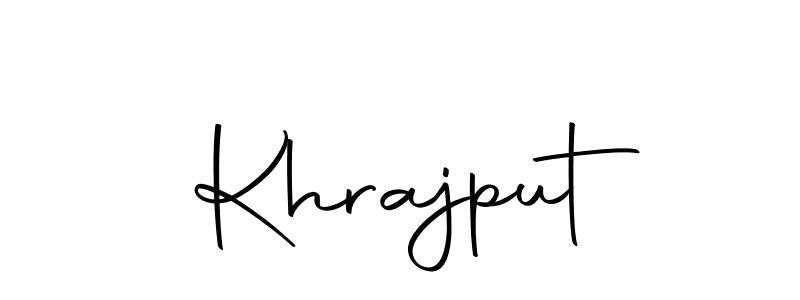 Khrajput stylish signature style. Best Handwritten Sign (Autography-DOLnW) for my name. Handwritten Signature Collection Ideas for my name Khrajput. Khrajput signature style 10 images and pictures png