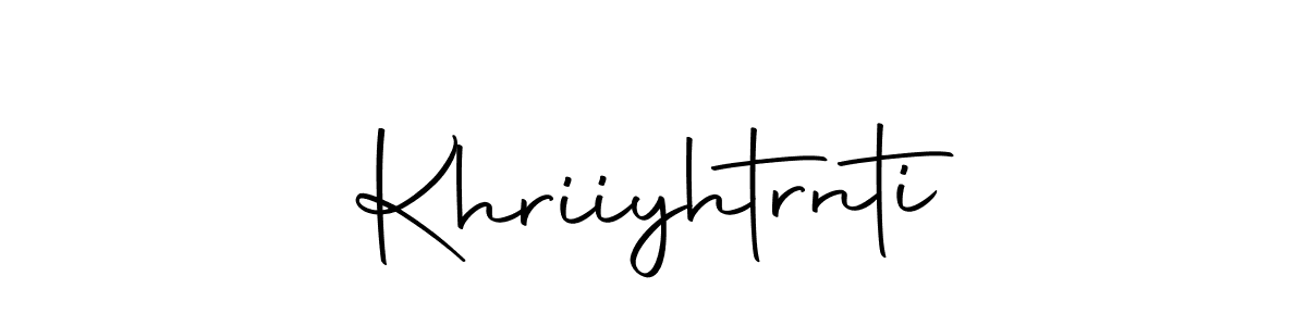 You should practise on your own different ways (Autography-DOLnW) to write your name (Khriiyhtrnti) in signature. don't let someone else do it for you. Khriiyhtrnti signature style 10 images and pictures png