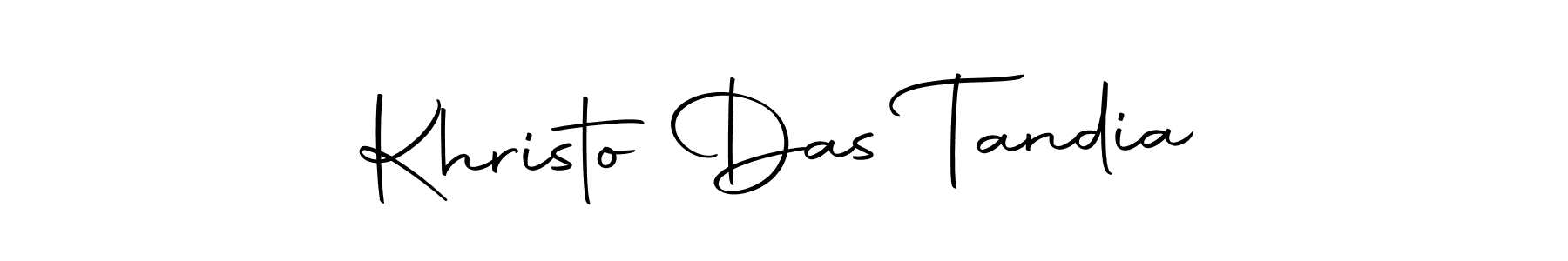 Make a beautiful signature design for name Khristo Das Tandia. With this signature (Autography-DOLnW) style, you can create a handwritten signature for free. Khristo Das Tandia signature style 10 images and pictures png