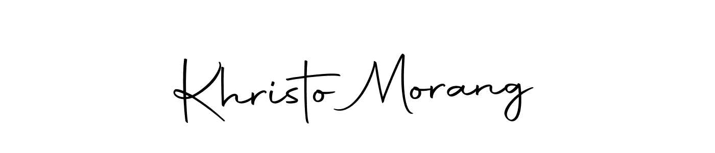 Khristo Morang stylish signature style. Best Handwritten Sign (Autography-DOLnW) for my name. Handwritten Signature Collection Ideas for my name Khristo Morang. Khristo Morang signature style 10 images and pictures png