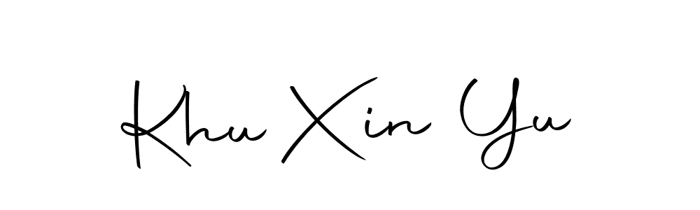 Also we have Khu Xin Yu name is the best signature style. Create professional handwritten signature collection using Autography-DOLnW autograph style. Khu Xin Yu signature style 10 images and pictures png