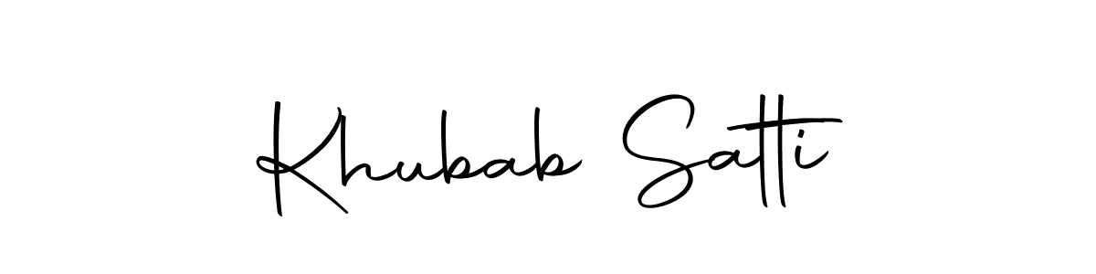Also You can easily find your signature by using the search form. We will create Khubab Satti name handwritten signature images for you free of cost using Autography-DOLnW sign style. Khubab Satti signature style 10 images and pictures png