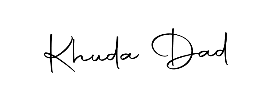 How to make Khuda Dad signature? Autography-DOLnW is a professional autograph style. Create handwritten signature for Khuda Dad name. Khuda Dad signature style 10 images and pictures png