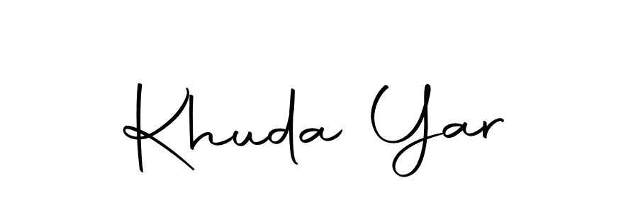 Make a beautiful signature design for name Khuda Yar. Use this online signature maker to create a handwritten signature for free. Khuda Yar signature style 10 images and pictures png