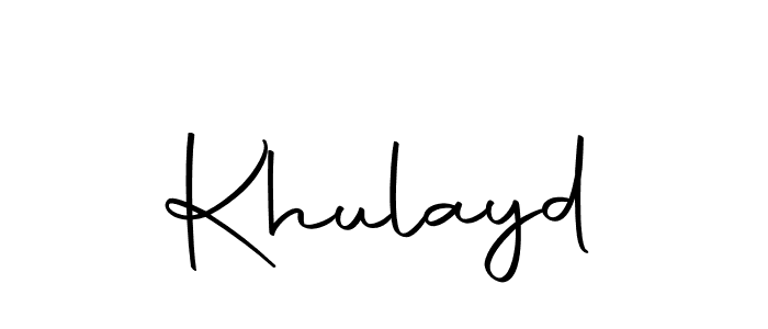 Here are the top 10 professional signature styles for the name Khulayd. These are the best autograph styles you can use for your name. Khulayd signature style 10 images and pictures png