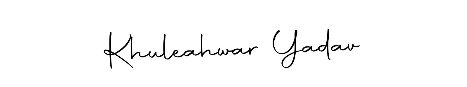 Also we have Khuleahwar Yadav name is the best signature style. Create professional handwritten signature collection using Autography-DOLnW autograph style. Khuleahwar Yadav signature style 10 images and pictures png