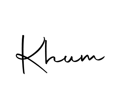 How to make Khum name signature. Use Autography-DOLnW style for creating short signs online. This is the latest handwritten sign. Khum signature style 10 images and pictures png