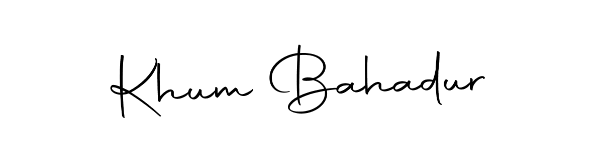 How to Draw Khum Bahadur signature style? Autography-DOLnW is a latest design signature styles for name Khum Bahadur. Khum Bahadur signature style 10 images and pictures png