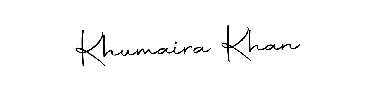 Make a beautiful signature design for name Khumaira Khan. With this signature (Autography-DOLnW) style, you can create a handwritten signature for free. Khumaira Khan signature style 10 images and pictures png