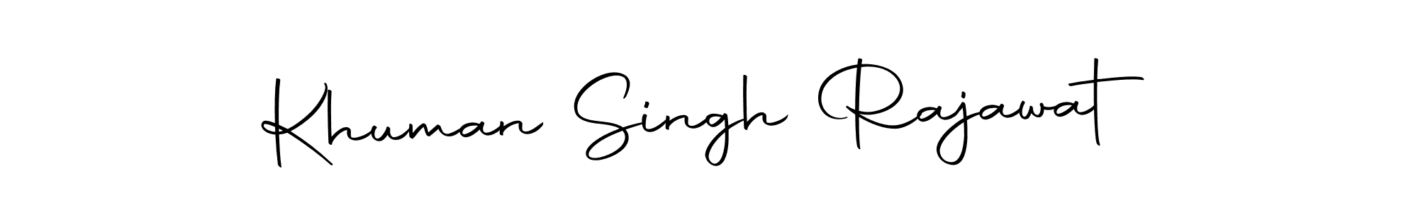 Make a short Khuman Singh Rajawat signature style. Manage your documents anywhere anytime using Autography-DOLnW. Create and add eSignatures, submit forms, share and send files easily. Khuman Singh Rajawat signature style 10 images and pictures png