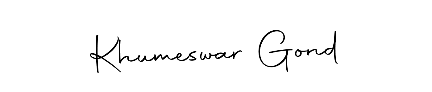 Make a short Khumeswar Gond signature style. Manage your documents anywhere anytime using Autography-DOLnW. Create and add eSignatures, submit forms, share and send files easily. Khumeswar Gond signature style 10 images and pictures png