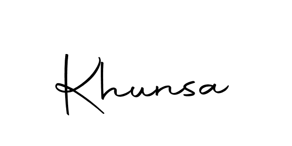 Here are the top 10 professional signature styles for the name Khunsa. These are the best autograph styles you can use for your name. Khunsa signature style 10 images and pictures png