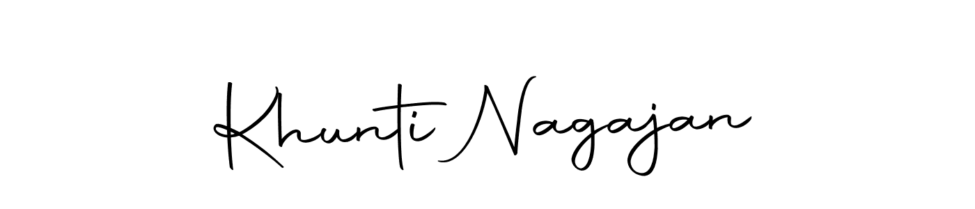 How to make Khunti Nagajan signature? Autography-DOLnW is a professional autograph style. Create handwritten signature for Khunti Nagajan name. Khunti Nagajan signature style 10 images and pictures png