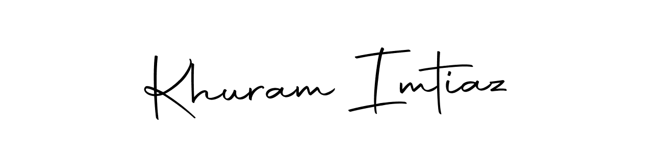 Design your own signature with our free online signature maker. With this signature software, you can create a handwritten (Autography-DOLnW) signature for name Khuram Imtiaz. Khuram Imtiaz signature style 10 images and pictures png