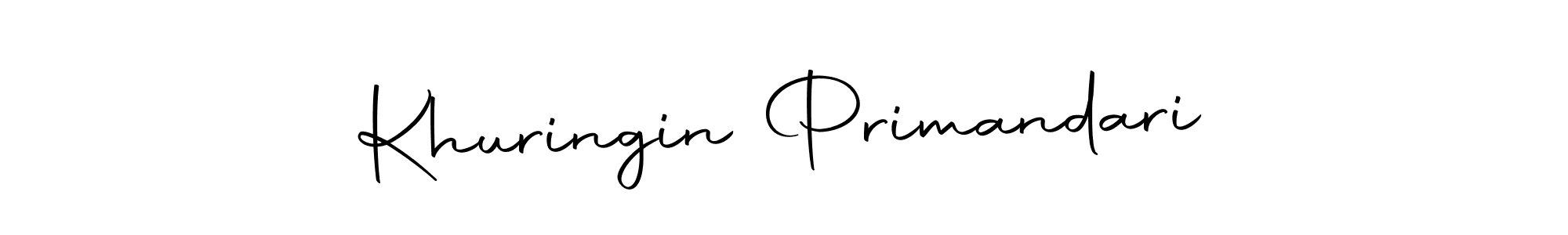 Make a beautiful signature design for name Khuringin Primandari. With this signature (Autography-DOLnW) style, you can create a handwritten signature for free. Khuringin Primandari signature style 10 images and pictures png