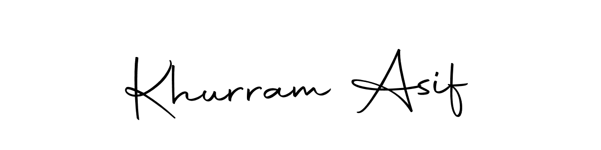 This is the best signature style for the Khurram Asif name. Also you like these signature font (Autography-DOLnW). Mix name signature. Khurram Asif signature style 10 images and pictures png