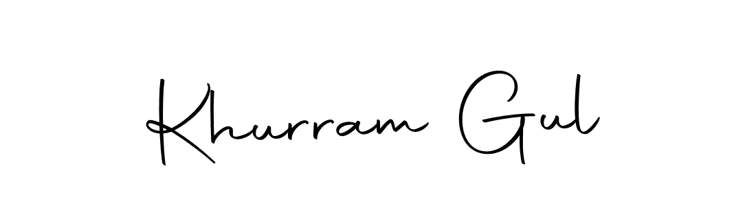 Khurram Gul stylish signature style. Best Handwritten Sign (Autography-DOLnW) for my name. Handwritten Signature Collection Ideas for my name Khurram Gul. Khurram Gul signature style 10 images and pictures png