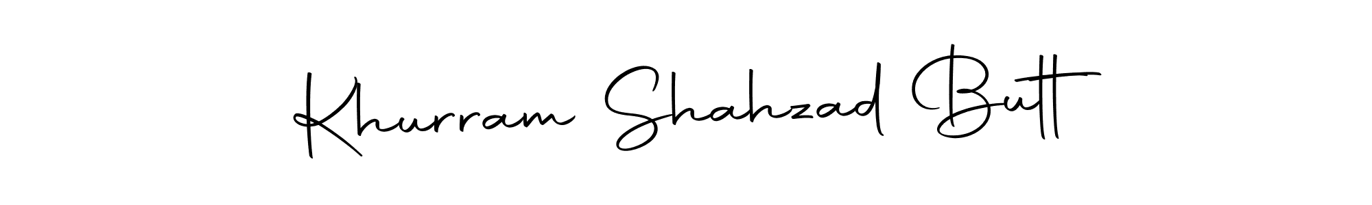 Use a signature maker to create a handwritten signature online. With this signature software, you can design (Autography-DOLnW) your own signature for name Khurram Shahzad Butt. Khurram Shahzad Butt signature style 10 images and pictures png
